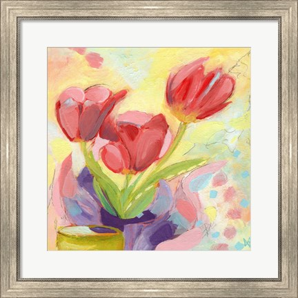 Framed Tulips No. 3 Print