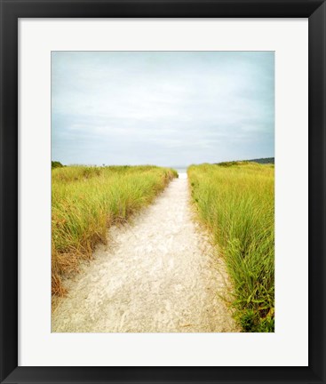 Framed Beach Trail Print