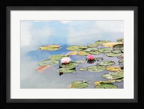 Framed Monet's Garden Print