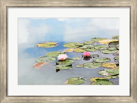 Framed Monet&#39;s Garden Print