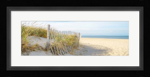 Framed Sandy Neck (panorama) Print
