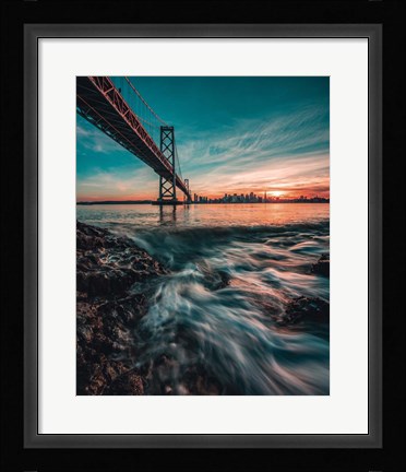 Framed Down by the Water Print