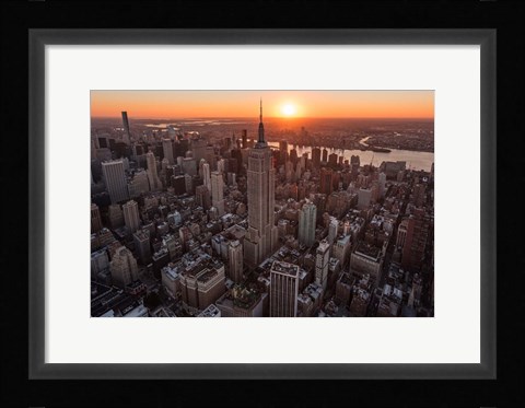 Framed Empire Flight Sun Burst Print