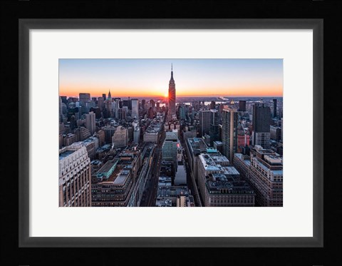 Framed Empire Sunburst Sunrise 2 Print