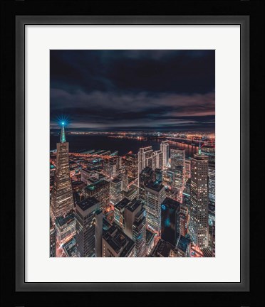 Framed San Francisco Look Down 5 Print