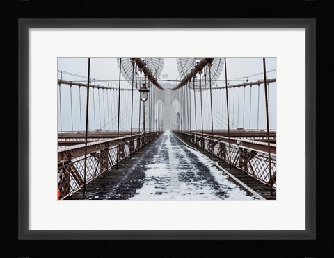 Framed Brooklyn Bridge Print