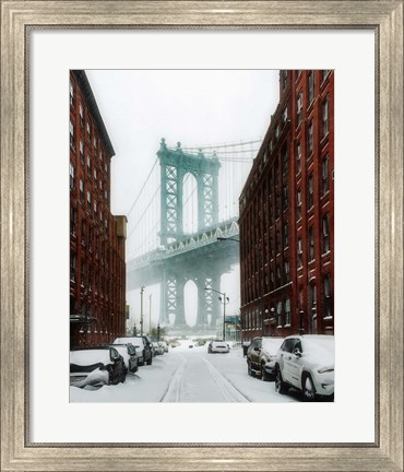 Framed New York Blizzard Print