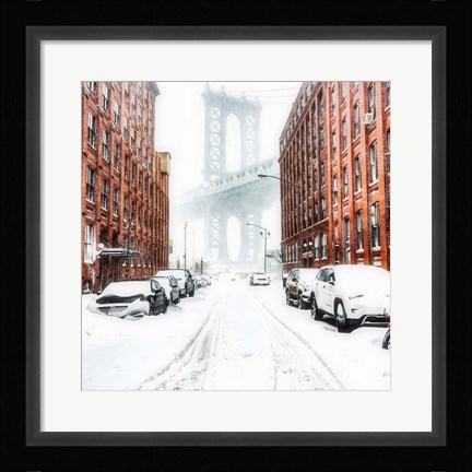 Framed New York Blizzard 2 Print
