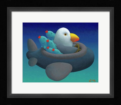 Framed Good Catch Print