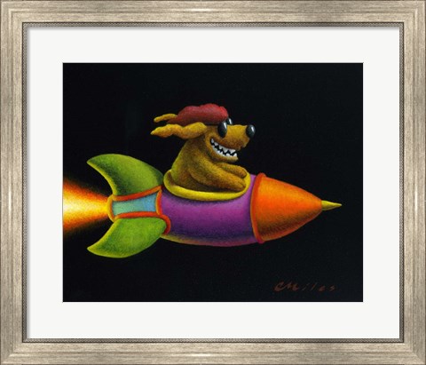 Framed Rocket Dog Print