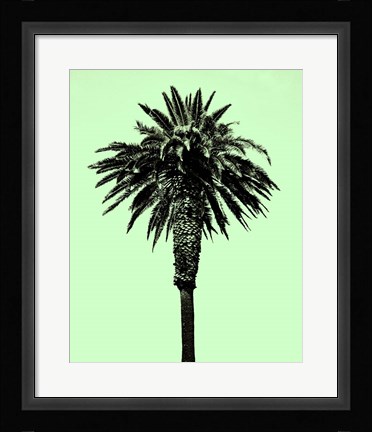 Framed Palm Tree 1996 (Green) Print