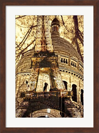 Framed Paris Lights Print
