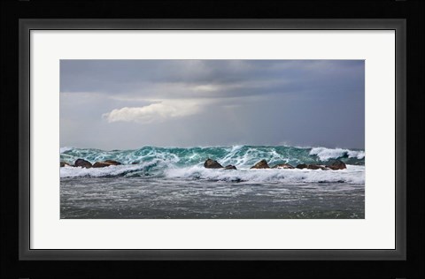 Framed Storm in Dorado Print
