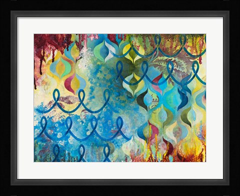 Framed Bubbling Up Print