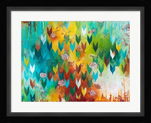 Framed Key to Happiness Print