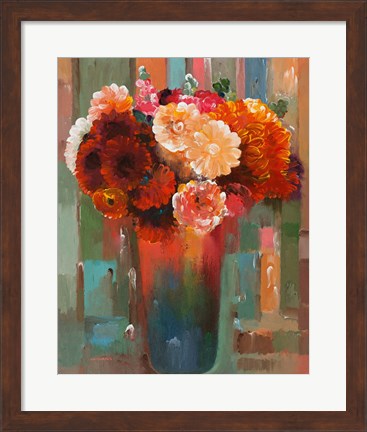 Framed Sunset Bouquet Print