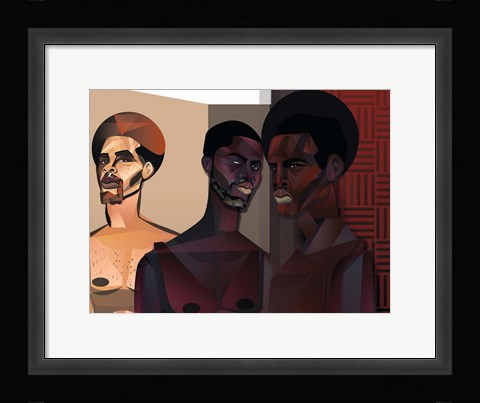Framed Three Men Print