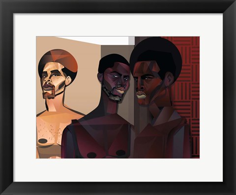 Framed Three Men Print