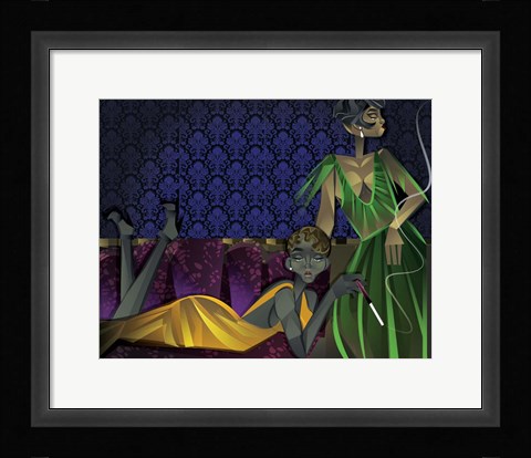 Framed Two Women Print