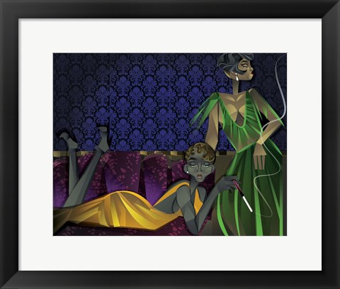 Framed Two Women Print