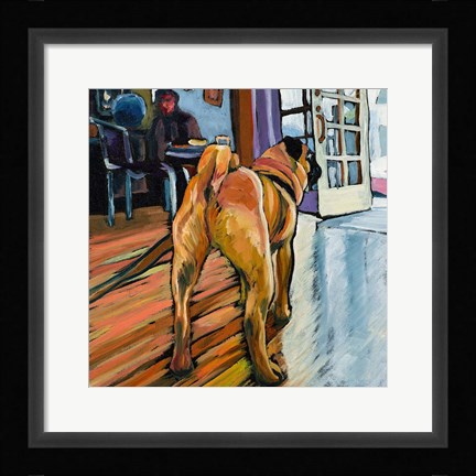 Framed Pug's View Print