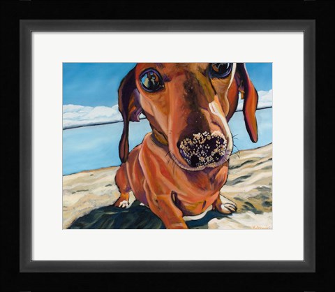 Framed Sand Dog Print