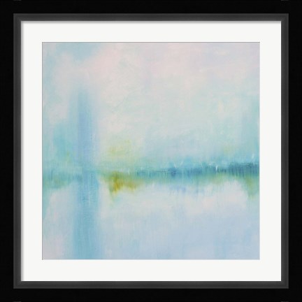 Framed Misted Shores Print
