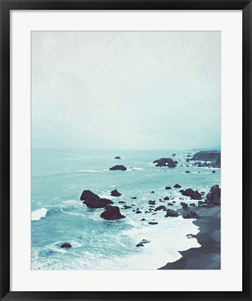 Framed Dusk at the Sea Print