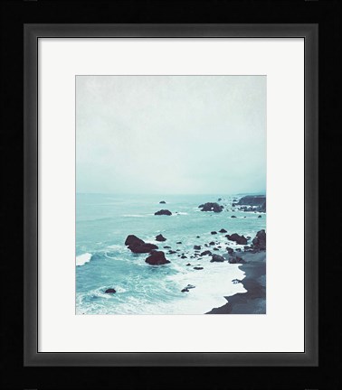 Framed Dusk at the Sea Print