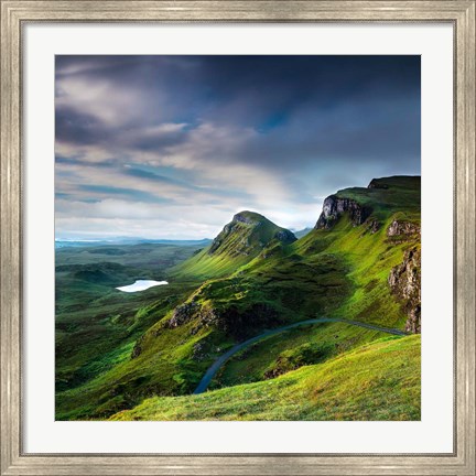 Framed Summer on the Quiraing Print