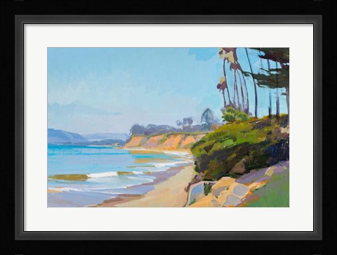Framed Morning Light, Butterfly Beach Print