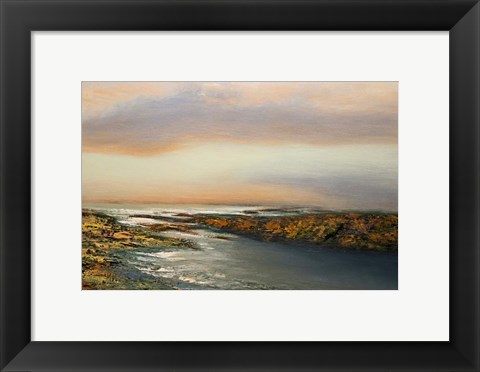 Framed Sunset Waters Print