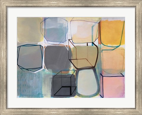 Framed Paper Abstract 2 Print