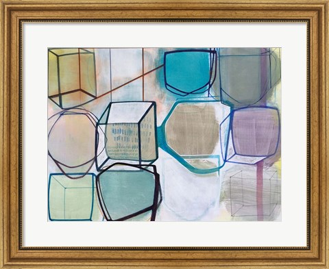 Framed Paper Abstract 3 Print