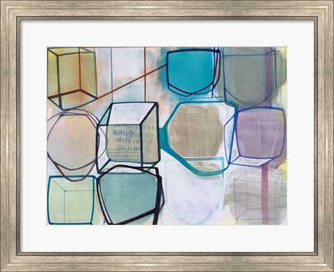 Framed Paper Abstract 3 Print