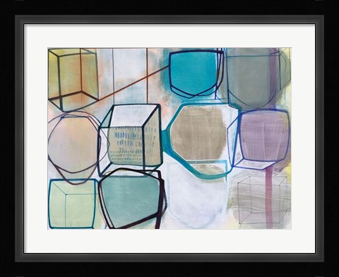 Framed Paper Abstract 3 Print