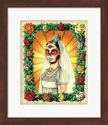 Framed Muerta Bride Print