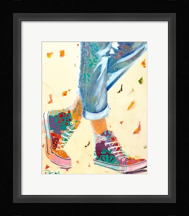 Framed High Tops Print
