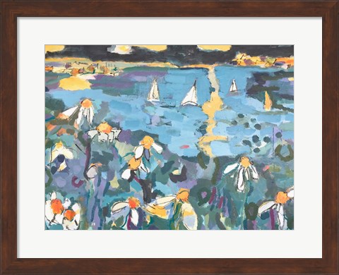 Framed Yachting Print