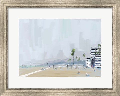 Framed Annenberg Beach House Print