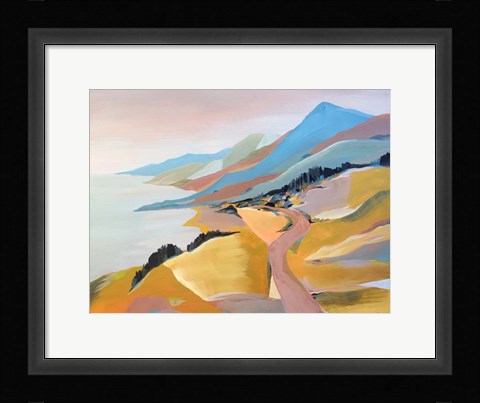 Framed Monterey to The Sea Print