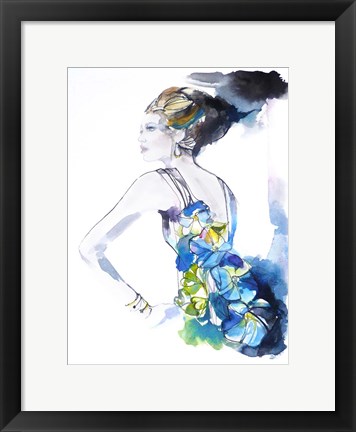 Framed Flower Dress Print
