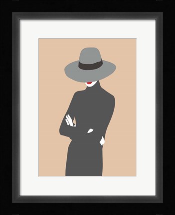 Framed Lady No. 5 Print