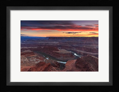 Framed Sunset at Dead Horse Print