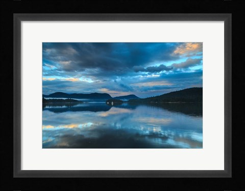 Framed Waiatt Bay Evening Print