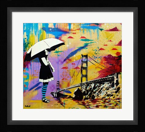 Framed Shelter at Bay Print