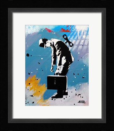 Framed Windup for the Wind Down Print