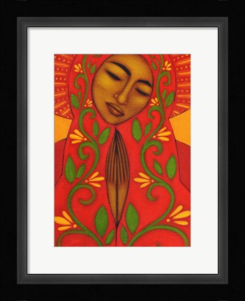 Framed Red Madonna Print