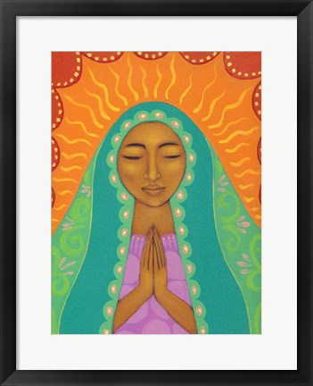 Framed Virgin de Guadalupe Print