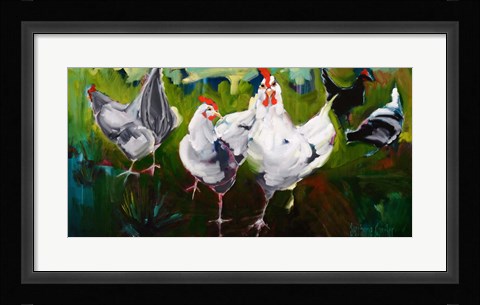 Framed What the Cluck Print